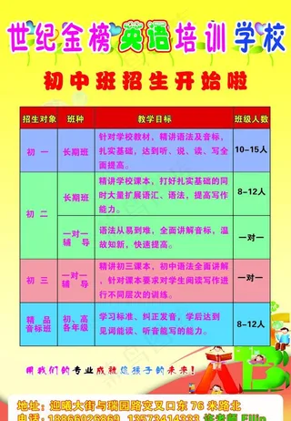 世纪金榜 英语培训