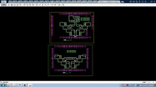 北京某实用蝶形幼儿园cad设计施工...