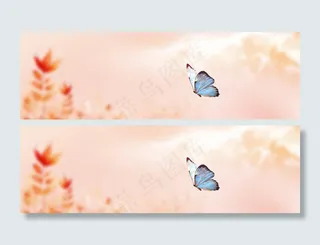 清新海报卡通背景浪漫背景