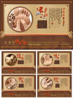 古典养生文化展板