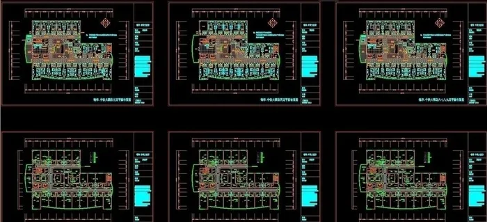 五星级酒店CAD施工图