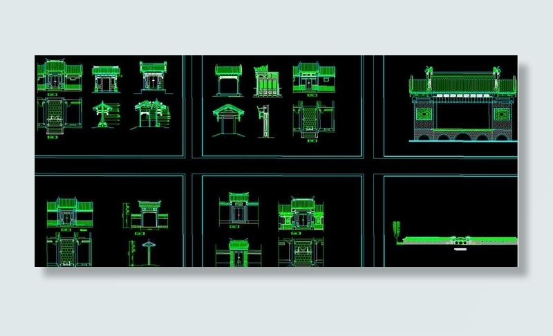 精品仿古建筑