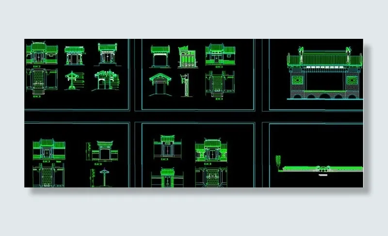 精品仿古建筑