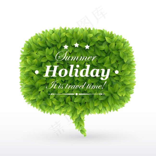 树叶创意环保对话框架