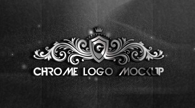 LOGO贴图发光字效果psd模版下载