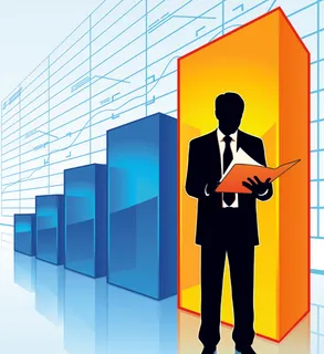 商务数据图表矢量素材-3