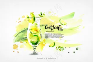 绿色背景矢量图