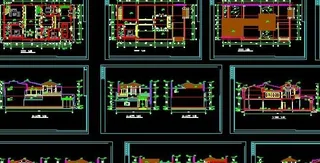 北方四合院设计施工图