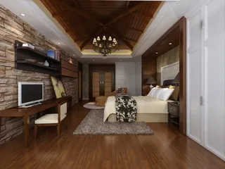 现代时尚卧室模型