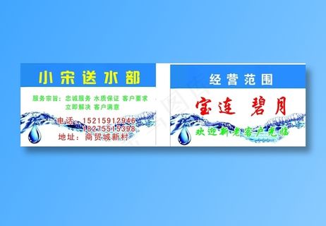 送水部名片