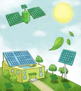 太阳能省电图片