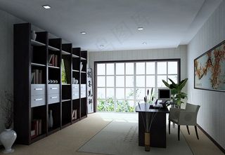 现代简约电视背景墙效果图