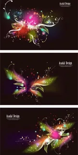 多酷眩梦幻花纹矢量素材