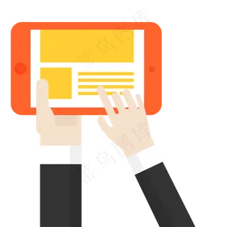 超多角度手拿手机模型展示样机素材