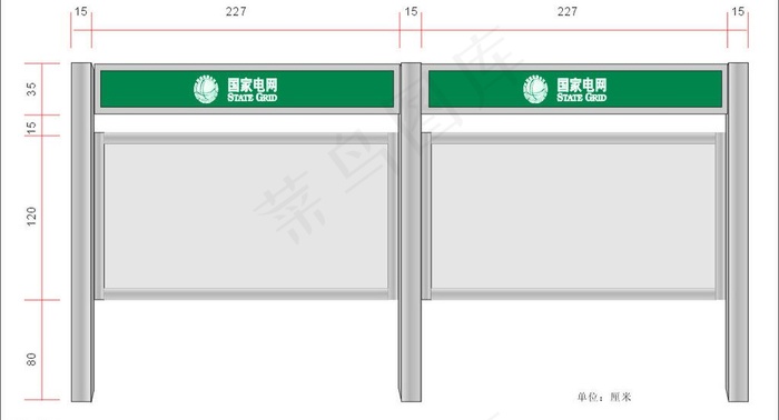 橱窗图片cdr矢量模版下载