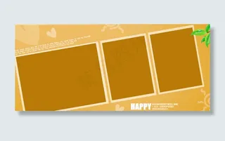 美丽印记个人写真模版