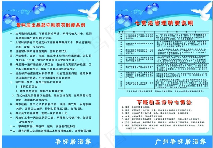 制度牌图片cdr矢量模版下载