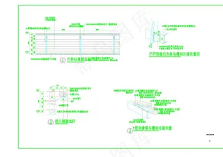木栈道cad图纸素材