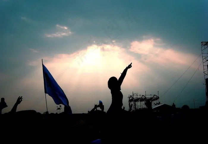 张北草原音乐节图片