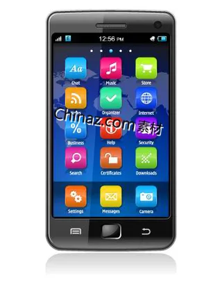 潮流智能手机矢量素材