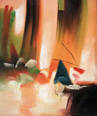 抽象油画