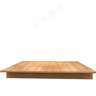 3D写实木质地板,免抠元素