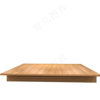 3D写实木质地板,免抠元素