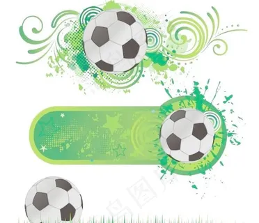 世界杯足球素材