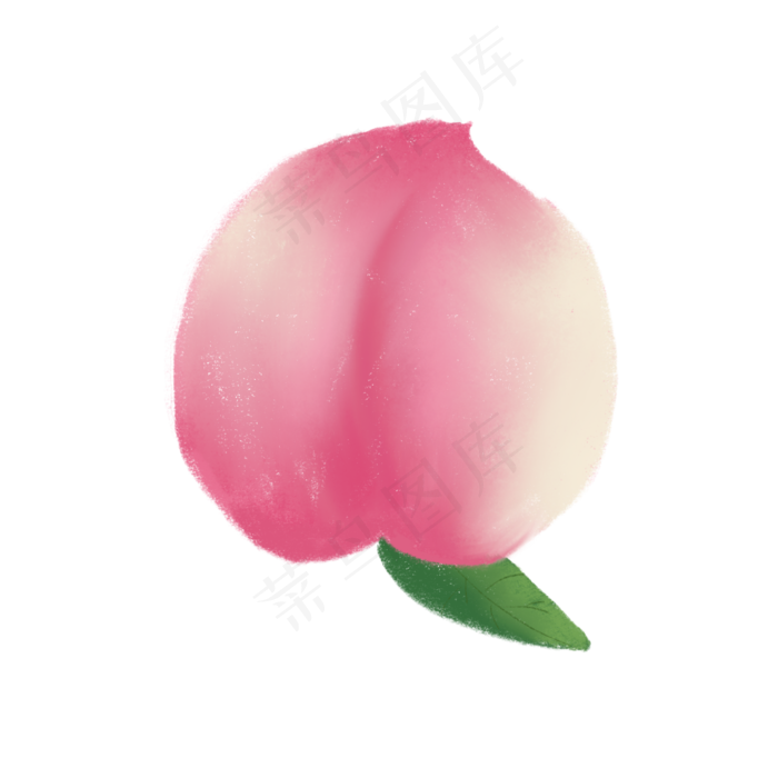 粉色的水蜜桃插画粉色的水蜜桃插画