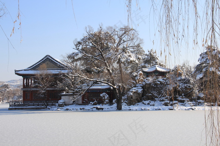 唯美冬季雪景风景图片