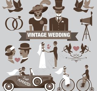 婚礼邀请卡图片