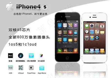 苹果4s展板图片