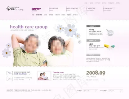 韩国网站整站PSD模版免费下载源文... 韩国网站整站PSD模版免费下载源文...