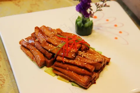 冷菜 烧汁杏鲍菇图片 冷菜 烧汁杏鲍菇图片