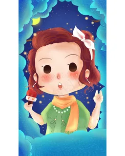 卡通手绘H5背景