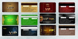 贵宾卡VIP卡设计矢量素材