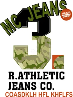 印花矢量图 迷彩 英文 数字 绿色...