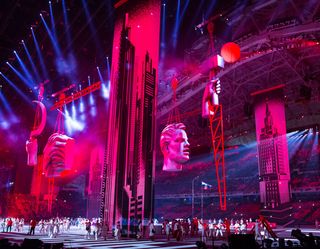 奥运会开幕彩排现场