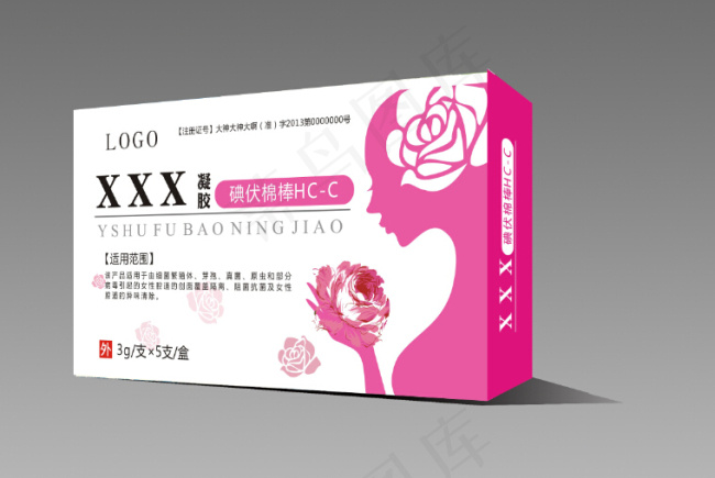 妇科凝胶cdr矢量模版下载