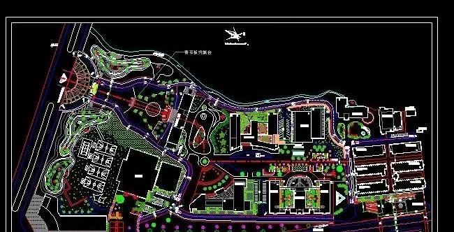 云南农业大学新校区植物配置图