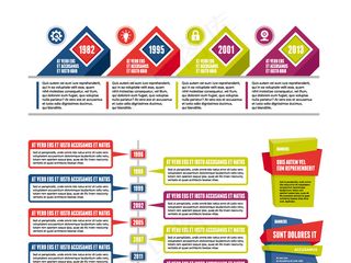 PPT素材商务背景信息图标矢量元素...