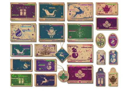 圣诞节周边产品03——矢量素材