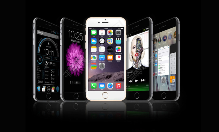 iphone6黑色背景图片psd格式下载psd模版下载