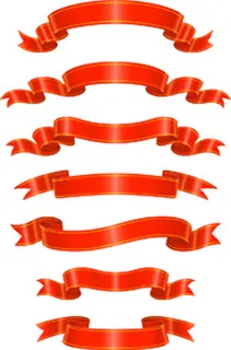 红色彩带