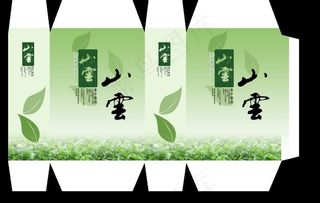 茶叶手提袋平面效果图图片