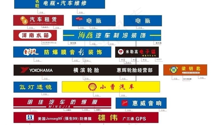 招牌设计图片cdr矢量模版下载
