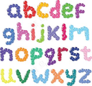 创意字母字体设计矢量集