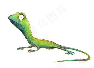 爬行动物世界特写地球生物蜥蜴海报素...