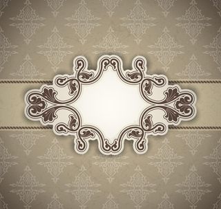 欧式花纹背景图片