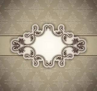 欧式花纹背景图片
